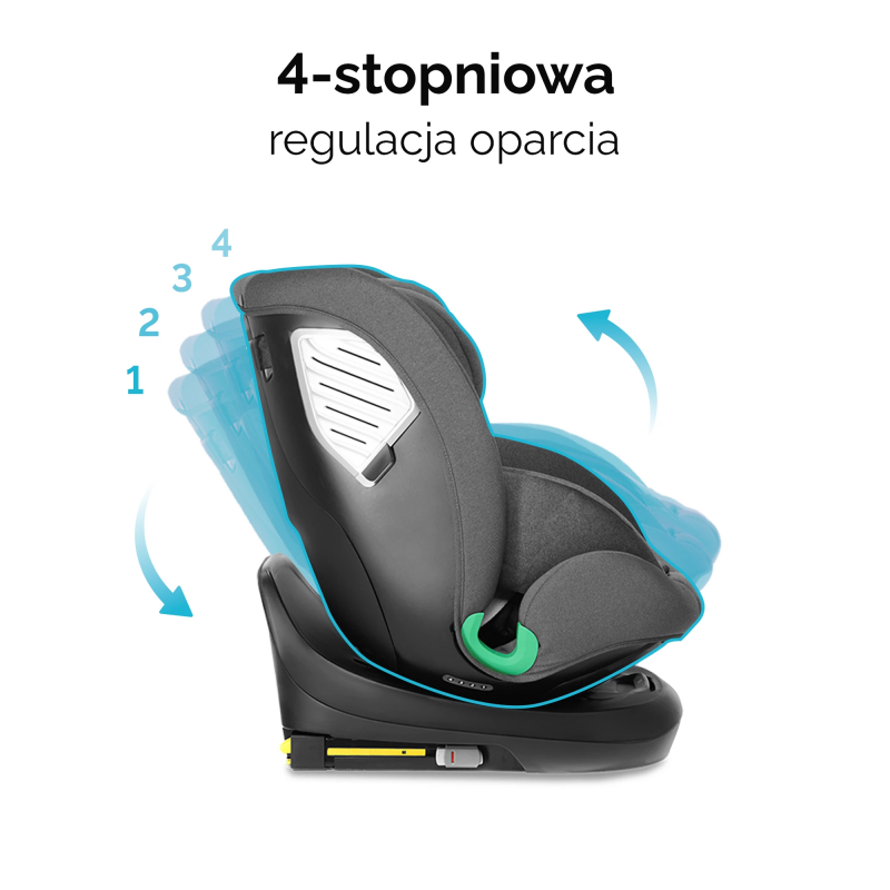 Seggiolino Auto Radjur Kidnort Grey - 10
