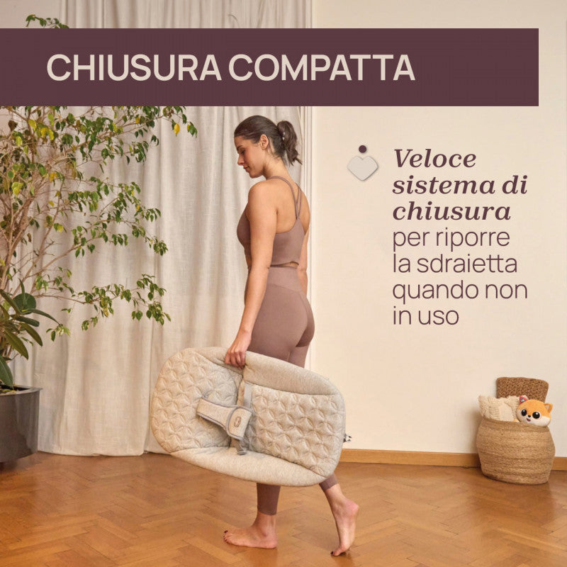 Sdraietta Zen Chicco Wawe Modern Grey - 2