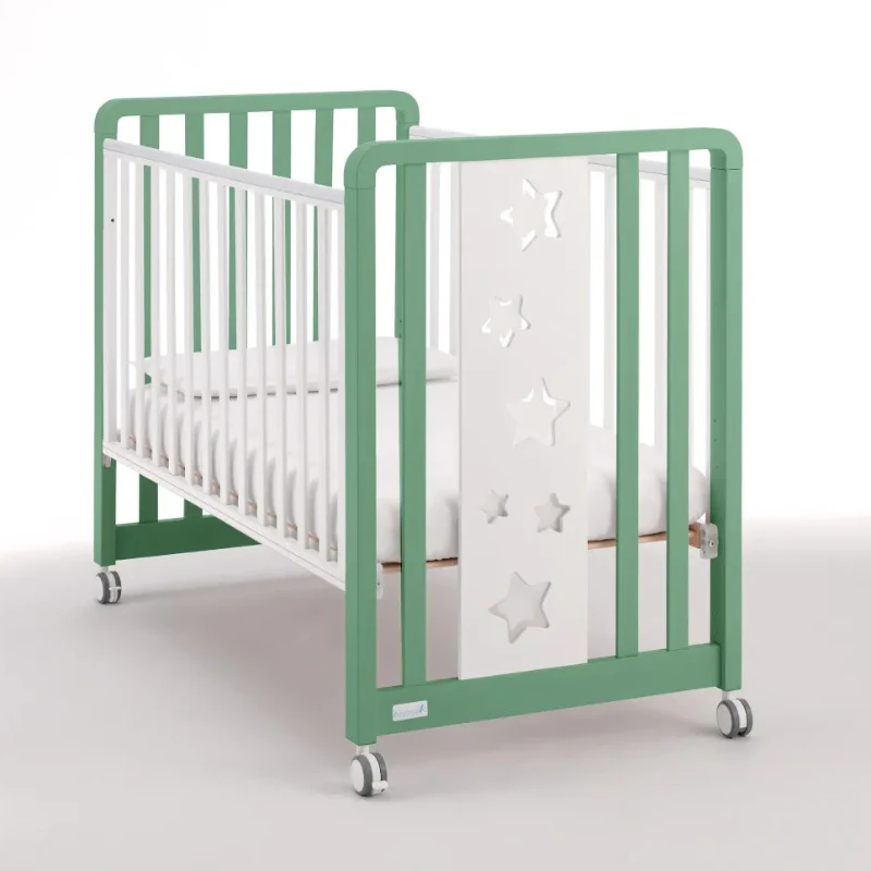 Lettino Azzurra Design Glam 9ni1 Stelle Salvia Bianco - 2