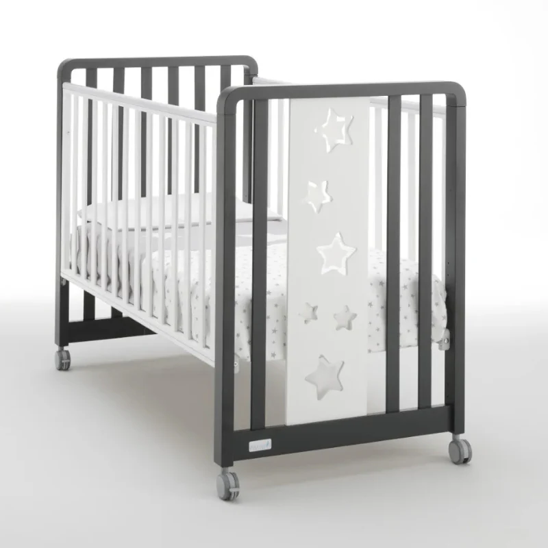 Lettino Azzurra Design Glam 9ni1 Stelle Grigio Bianco - 2