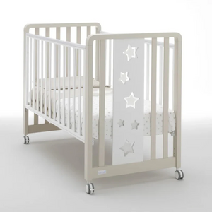 Lettino Azzurra Design Glam 9ni1 Stelle Avana Bianco