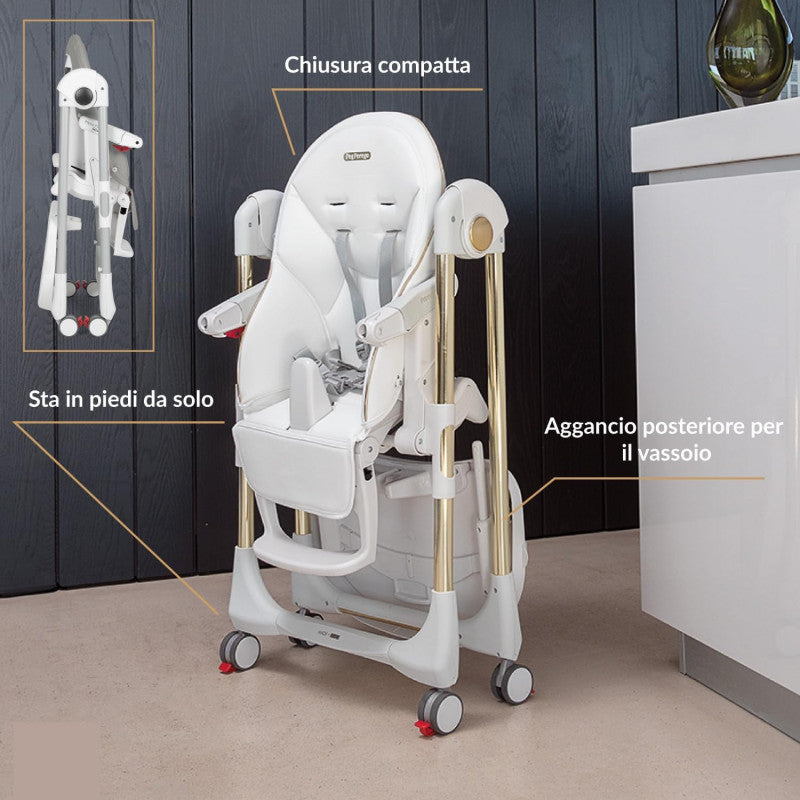 Prima Pappa Follow Me Plus Peg Perego Petrolio - 2