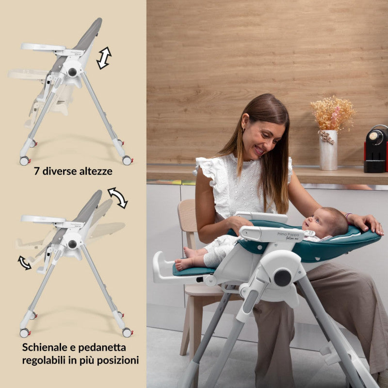 Prima Pappa Follow Me Plus Peg Perego Petrolio - 3