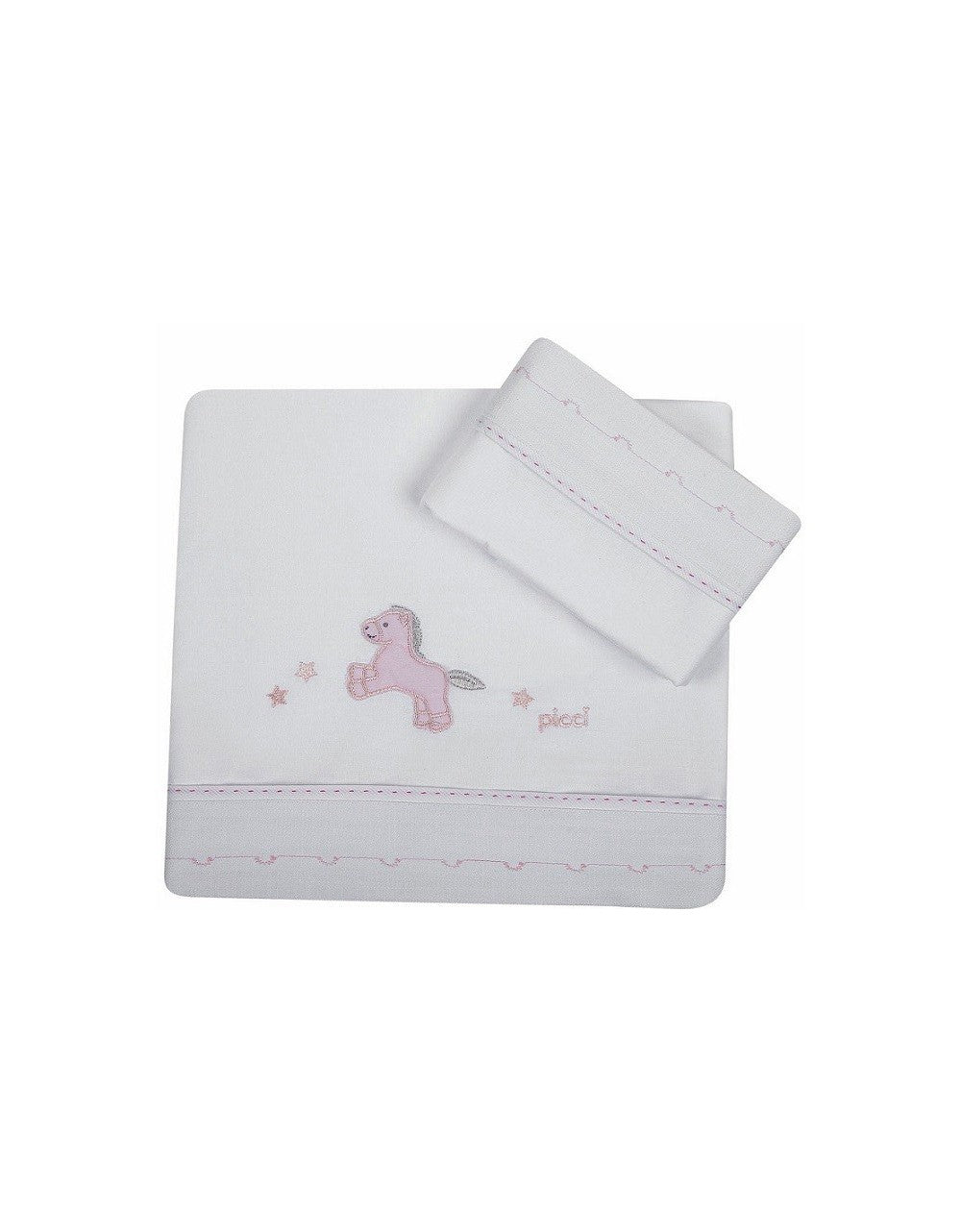 Lenzuola Culla Picci Milky Rosa