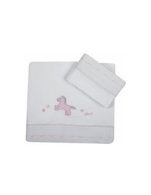 Lenzuola Culla Picci Milky Rosa