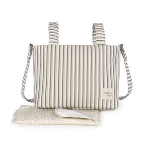 Borsa Crossbody Botton Strisce Walking Mum