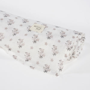 Mussola Botton Fiori Walking Mum