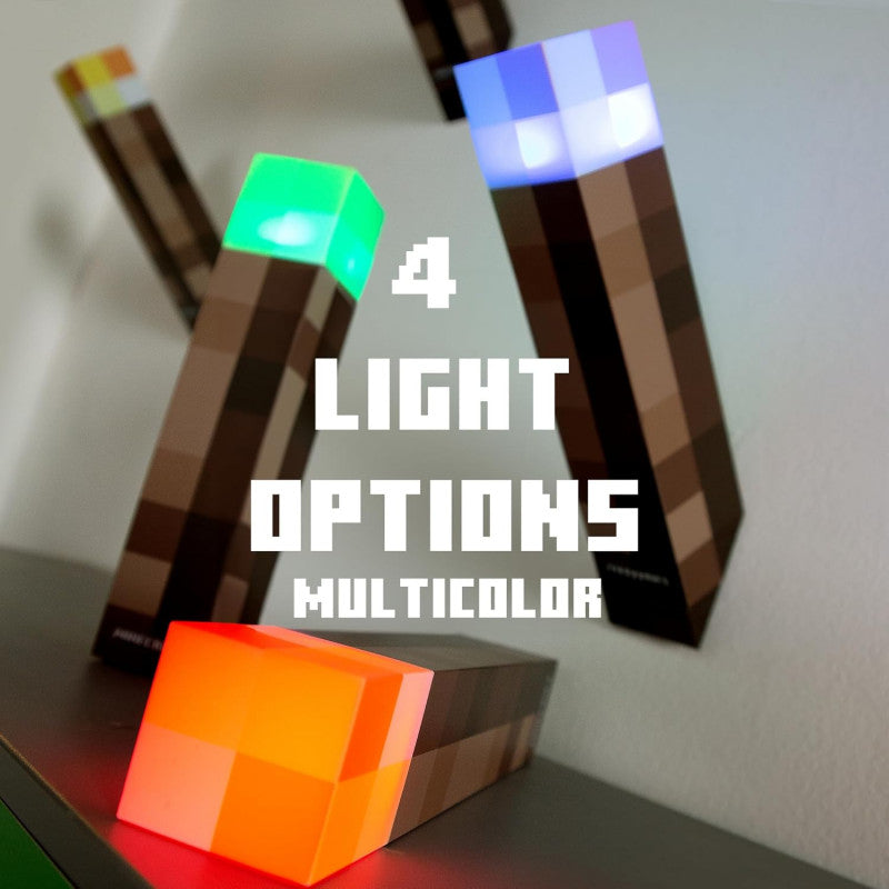 Torcia a LED da 28cm Minecraft - 3