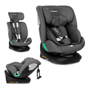 Seggiolino Auto Radjur con Top Tether Grey - Kidnort