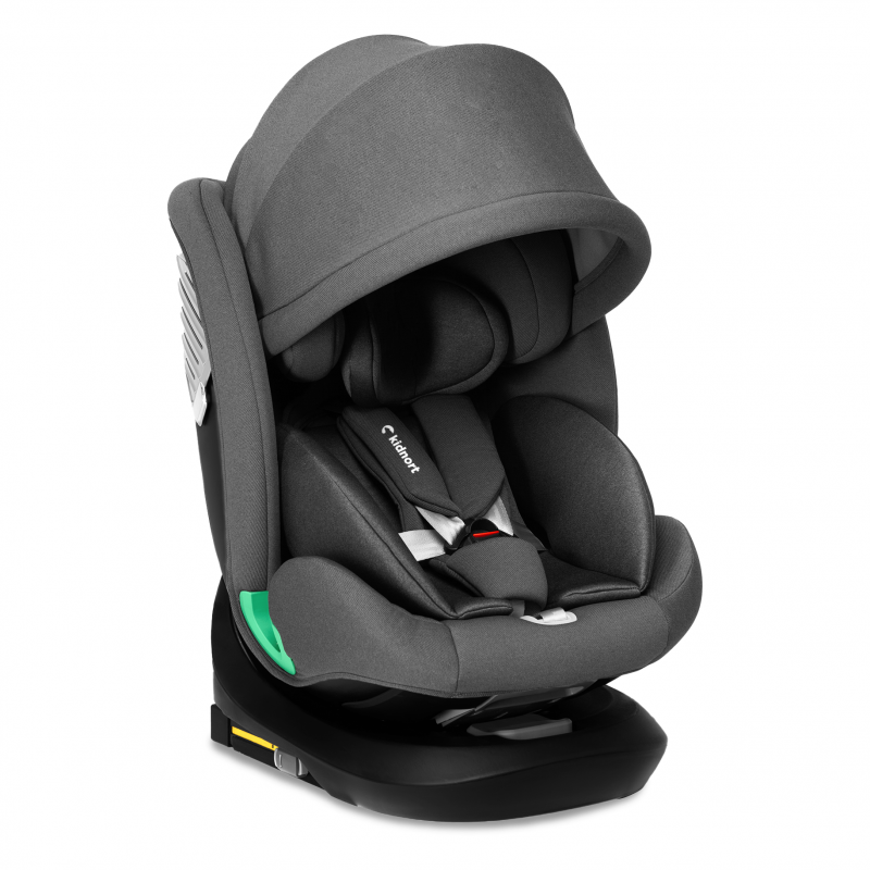 Seggiolino Auto Radjur con Top Tether Grey - Kidnort - 9