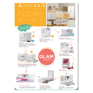 Lettino Glam Bianco con Piumone Glammy - 12