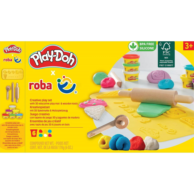 Play-Doh Set di Gioco Con Strumenti in Legno FSC - 4
