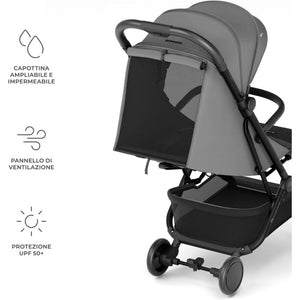 Passeggino Pilot 2 KinderKfraft Platinum Gray - 5