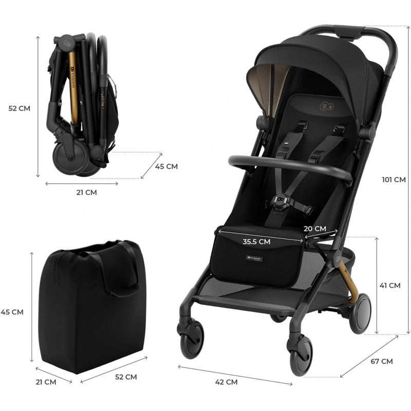 Passeggino Pilot 2 KinderKfraft Black - 9