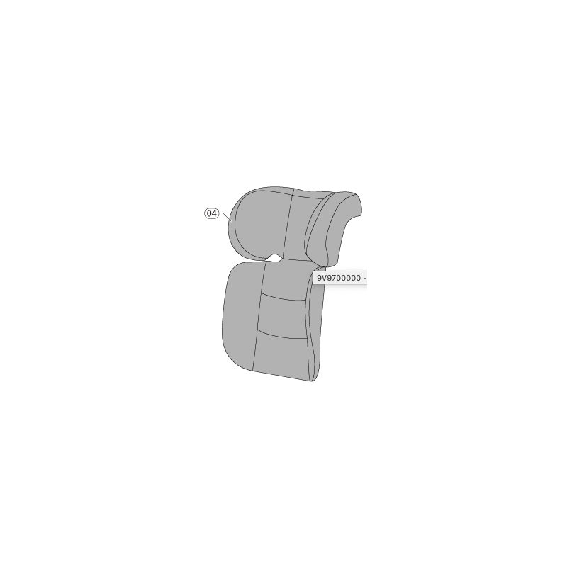 Ricambio Testalino Per Inglesina Tolomeo Grey
