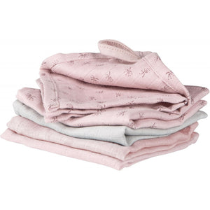 Set 5 Asciugamani Bio Lil Planet Mussola di Cotone Biologico