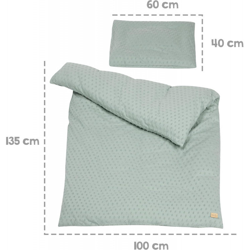 Set Per Lettino In Cotone biologico Verde - 4
