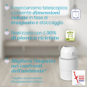 Odour OFF Mangiapannolini Telescopico Chicco - 2
