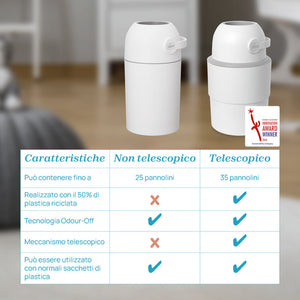 Odour OFF Mangiapannolini Telescopico Chicco - 5