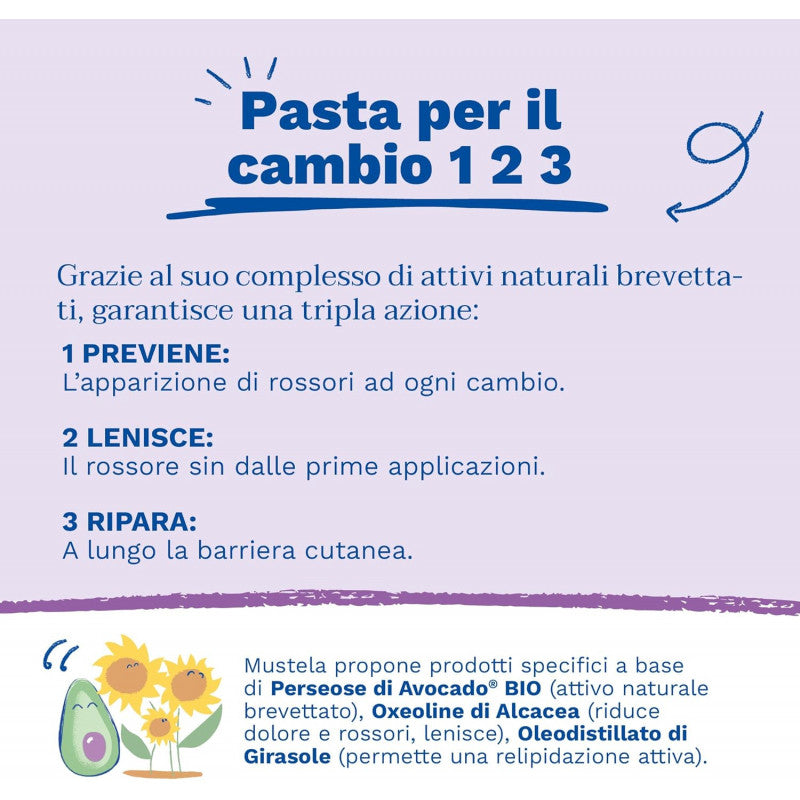 Pasta Per Il Cambio 1 2 3 Mustela - 50 ml - 2