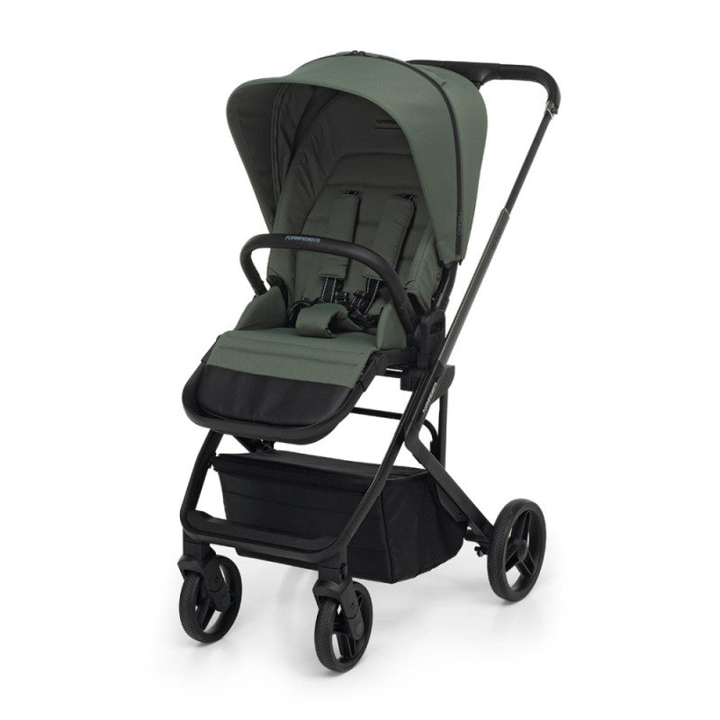 Trio TicToc Foppapedretti con seggiolino auto Rek i-Size - Olive - 2