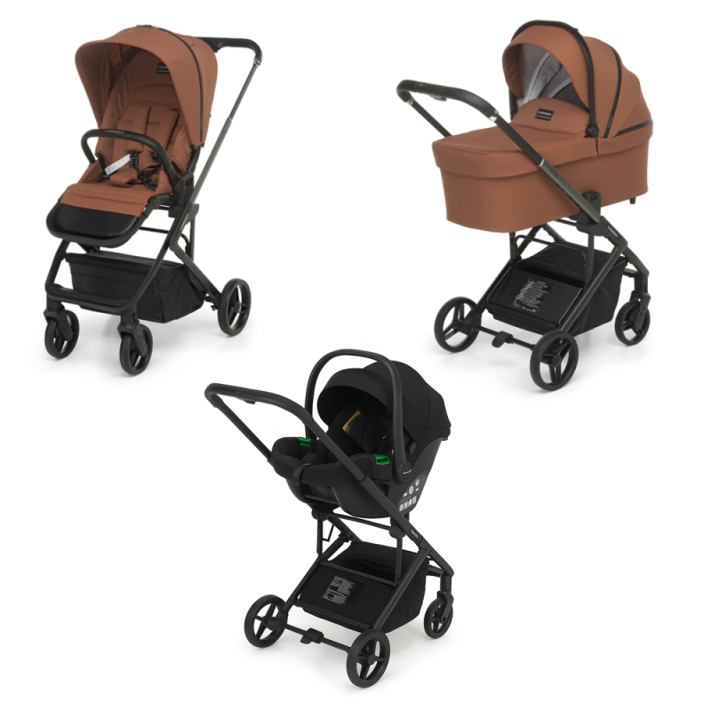 Trio TicToc Foppapedretti con seggiolino auto Rek i-Size - Tuscany