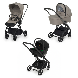 Trio TicToc Foppapedretti con seggiolino auto Rek i-Size - Desert