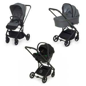 Trio TicToc Foppapedretti con seggiolino auto Rek i-Size - Stone
