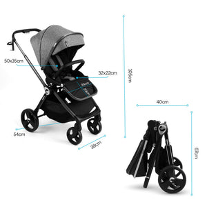 Passeggino 2in1 Isbjörn - Grey - 15