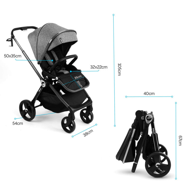 Passeggino 2in1 Isbjörn - Blue - 15