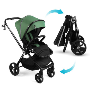Lettino completo Web con Passeggino 2in1 Isbjiorn Green - 17