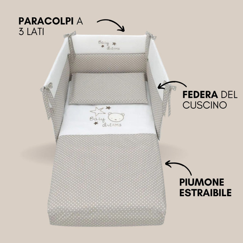 Lettino completo Web con Passeggino 2in1 Isbjiorn Green - 4