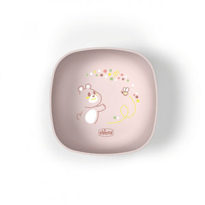 Ciotola con coperchio Rosa 6m+ Chicco - 2