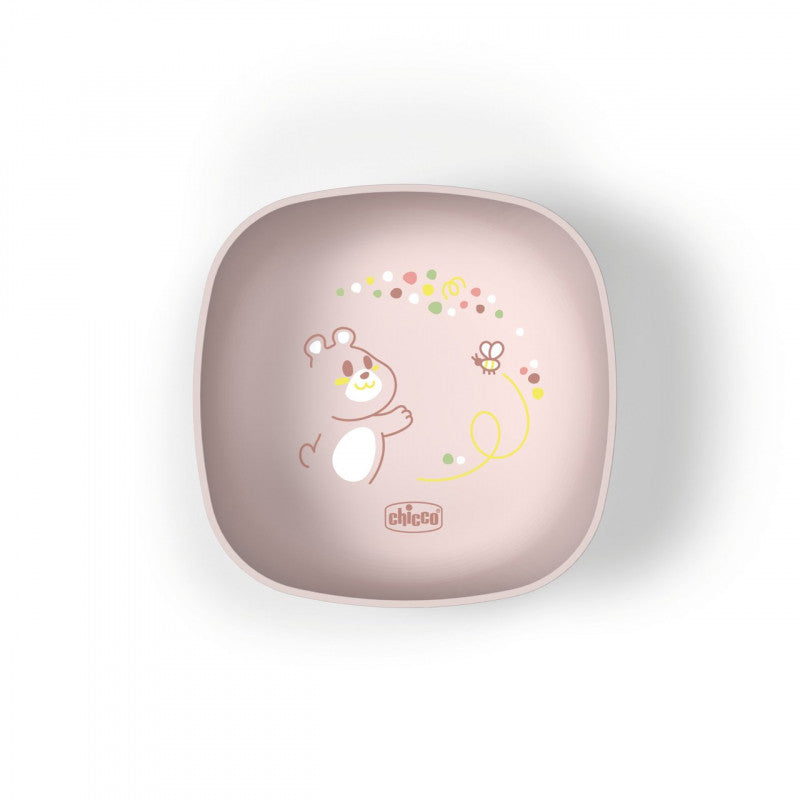 Ciotola con coperchio Rosa 6m+ Chicco - 2