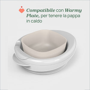 Ciotola con coperchio Celeste 6m+ Chicco - 6