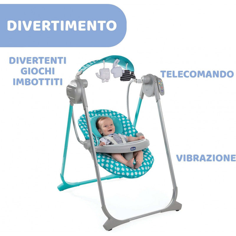 Altalena Chicco Polly Swing Up Turquoise - 3