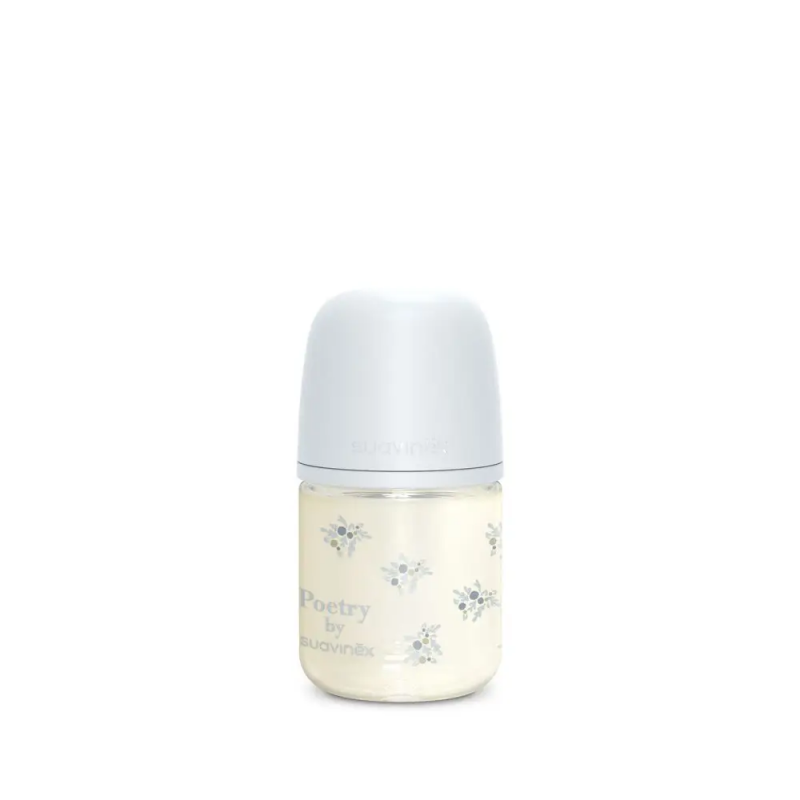 Biberon Vetro Poetry Suavinex 120ML Azzurro