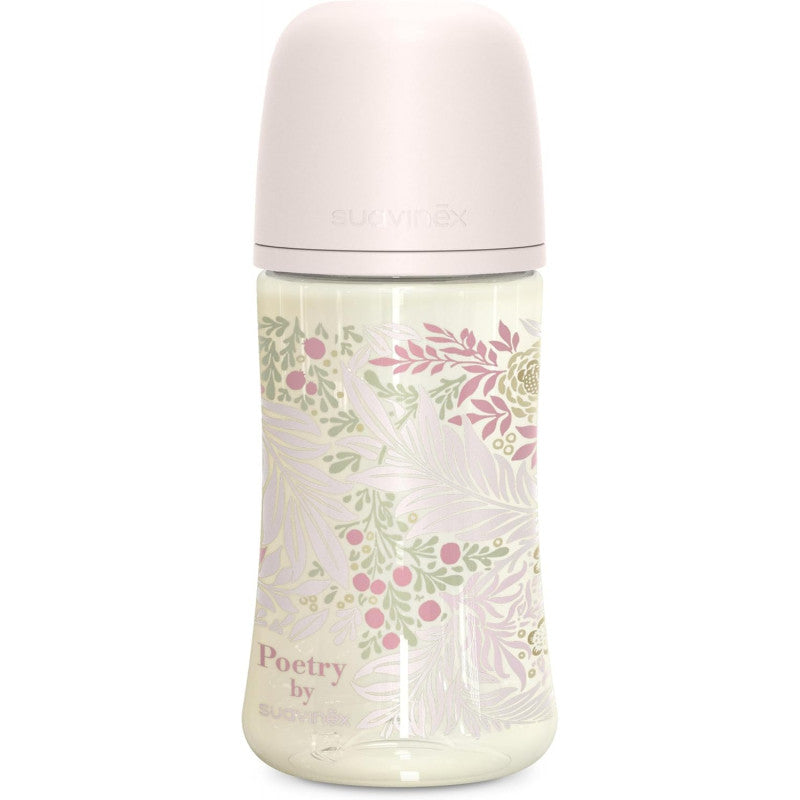 Biberon Suavinex Poetry 270 Ml Tettarella Fisiologica SX Pro in silicone