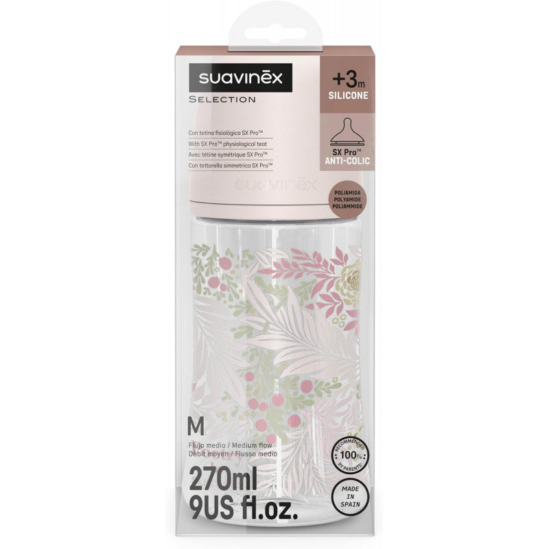 Biberon Suavinex Poetry 270 Ml Rosa - 5