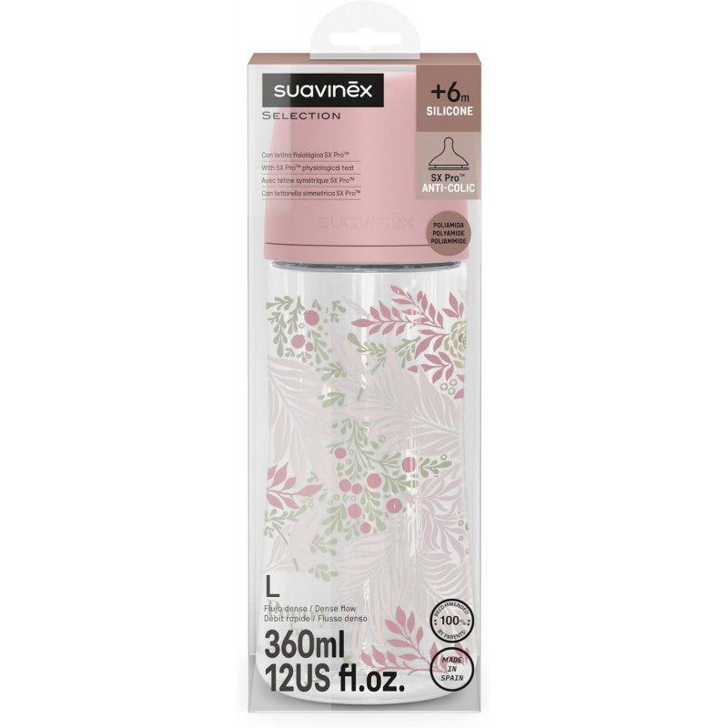 Biberon Suavinex Poetry 360 Ml Rosa - 8