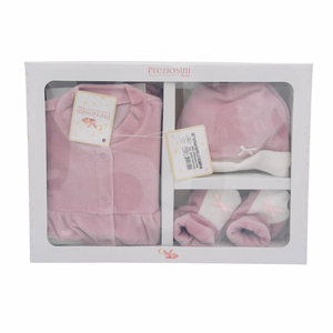 Set Neonato in Ciniglia 3 Pezzi - 2