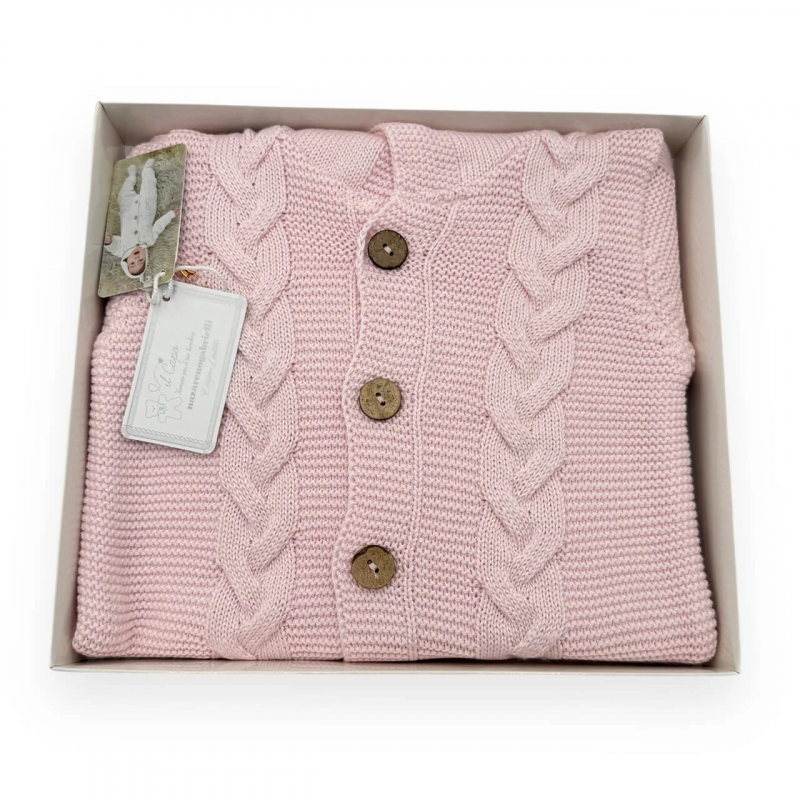 Tutina In Lana Rosa Nazzareno Gabrielli 0/3 Mesi - 2