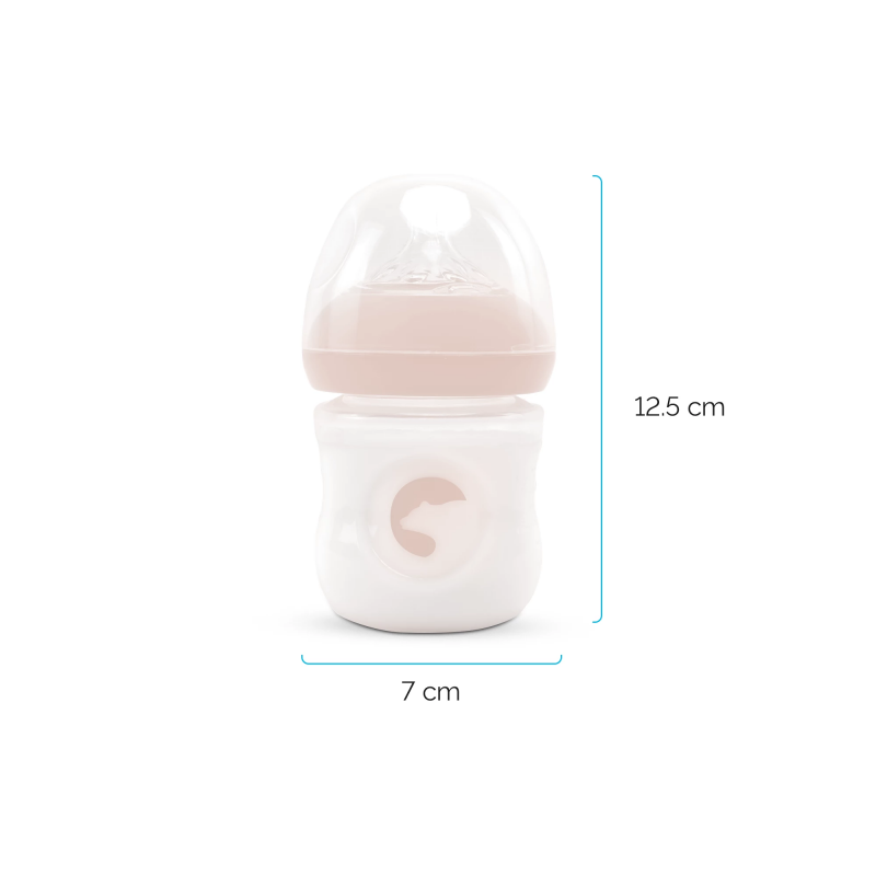 Biberon Blabaer 125ml da 0 a 3 mesi Rosa - 5