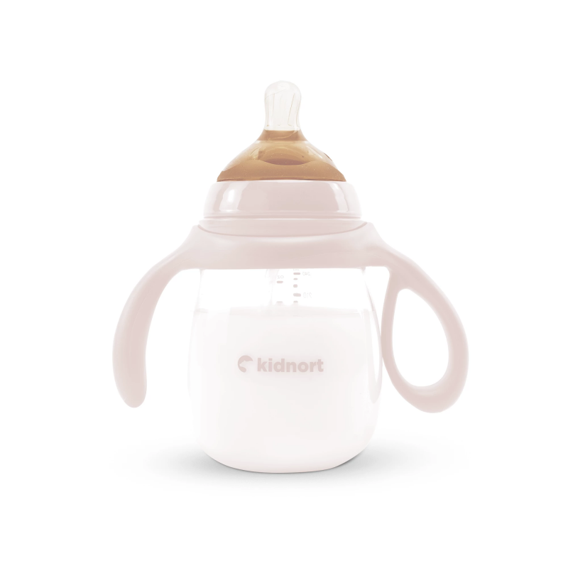 Biberon Anticolica Jordbaer Flusso variabile 300 ML Rosa - 2
