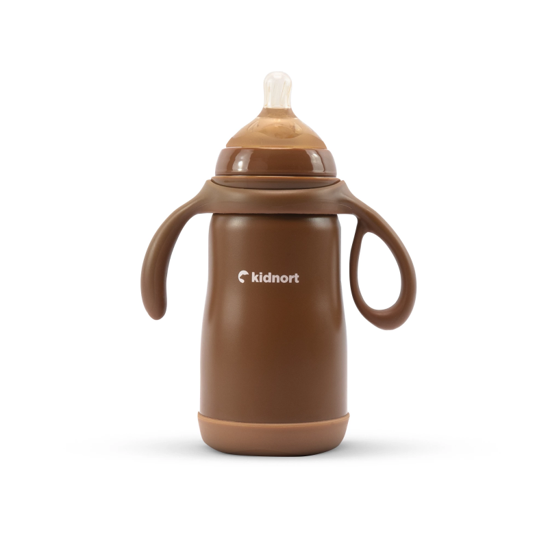Biberon e Borraccia in Acciaio inox Paere 270 ml Brown - 10