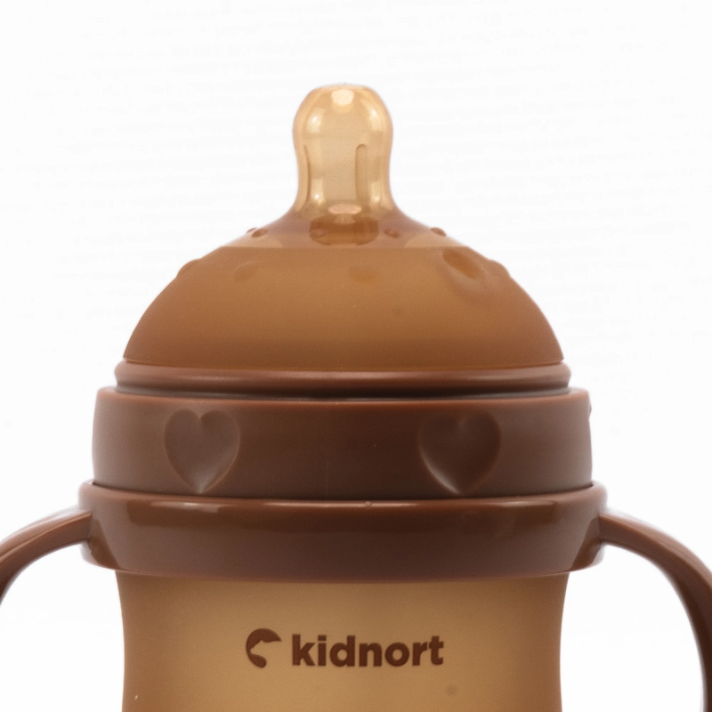 Biberon in silicone Medicale Medicale Eple 240 ml Brown - 6