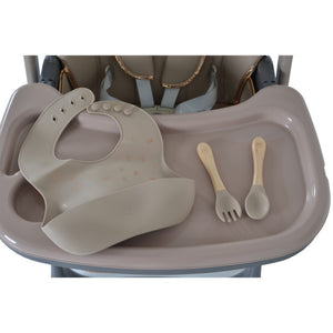 Seggiolone Pappa Lindo Con  Accessori Inclusi Beige - 3