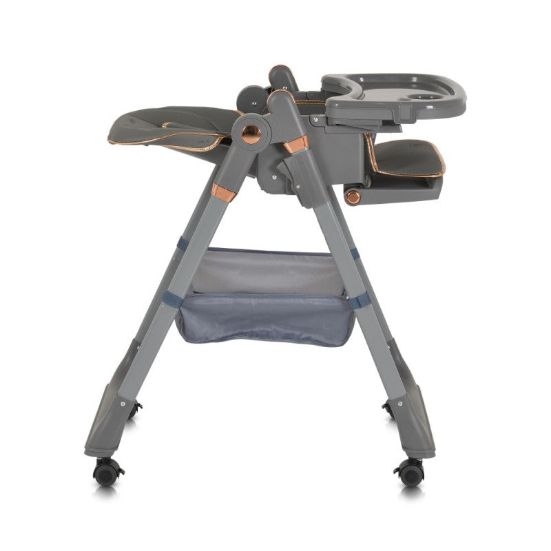Seggiolone Pappa Lindo Con  Accessori Inclusi Grey - 3
