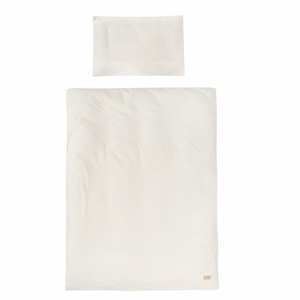 Set Per Lettino In Cotone biologico Bianco