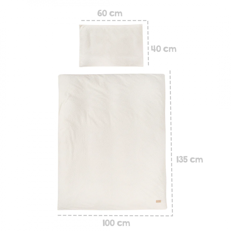 Set Per Lettino In Cotone biologico Bianco - 6